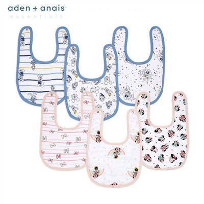 Aden & Anais 迪士尼經典圍兜 3入 