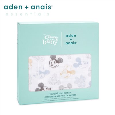 Aden & Anais 迪士尼經典四層紗小厚毯(米奇米妮)