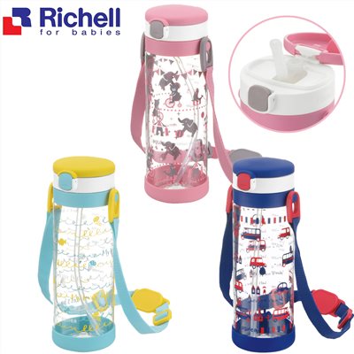 日本《Richell-利其爾》吸管冷水壺450ml
