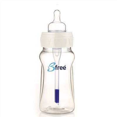 貝麗 Bfree Plus玻璃防脹氣奶瓶 寬口徑(260ml)