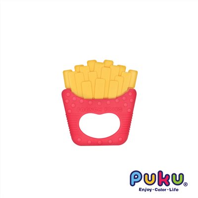 PUKU Baby GaGa薯條固齒器(含鍊夾/收納盒)