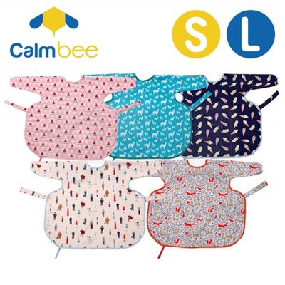 澳洲 Calmbee 神奇防漏圍兜 長袖款 S