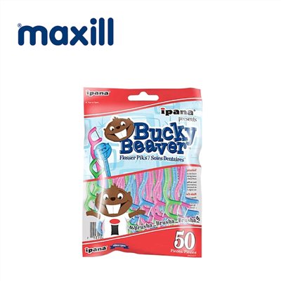 加拿大 美適 Maxill iPana兒童安全牙線棒(50入)