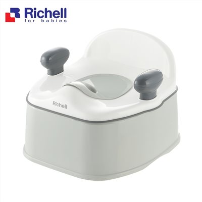 日本 Richell Pottis 灰藍三階段訓練便盆