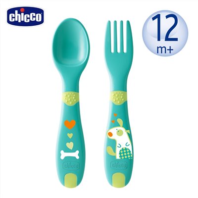 chicco 幼兒學習叉匙組 12m+