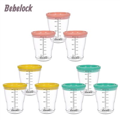 BeBeLock 防漏儲存杯(3入/240ml)
