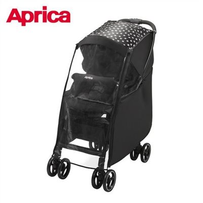日本 Aprica 嬰幼兒手推車專用變色防水透氣雨罩