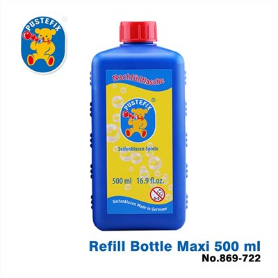 德國Pustefix 魔法泡泡水補充 500ml (藍瓶) 