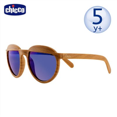 chicco 兒童太陽眼鏡5Y+-文青木紋風