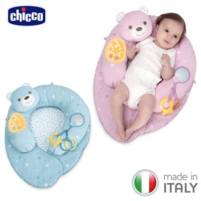 chicco  四合一晚安熊聲光遊戲毯 (2色可選)