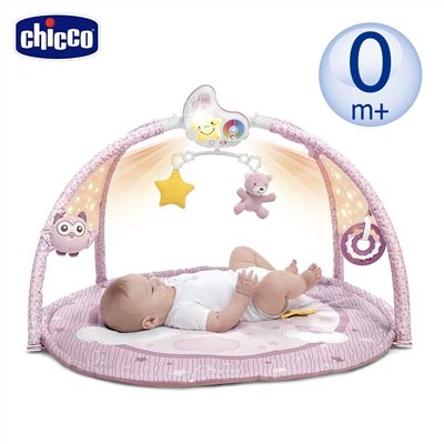 Chicco 繽紛聲光甜星熊健力架 粉紅/粉藍