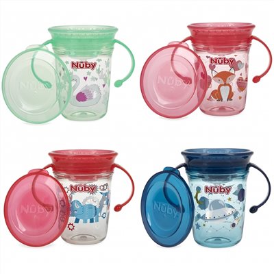 美國 Nuby Tritan EX501魔術杯 水杯 240ml  6個月以上