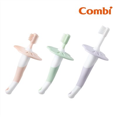 Combi 嬰兒刷牙訓練器組 3入
