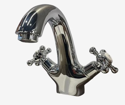 古典鵝頸雙十水龍頭