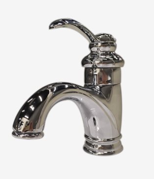 壺嘴單把臉盆龍頭