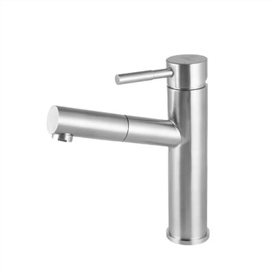 圓直管抽拉水龍頭