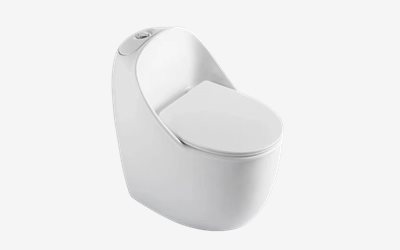 圓弧虹吸單體馬桶