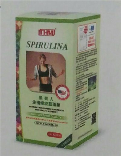 魚美人生機螺旋藍藻錠 500'S 
