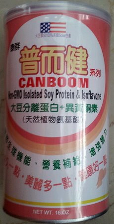康群普而健CANBOOM-大豆分離蛋白+異黃酮素 454g