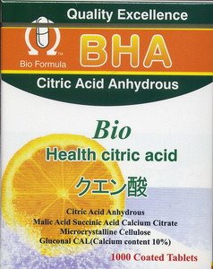 愛酢康錠// BHA(Bio Health citric acid) 1000'S