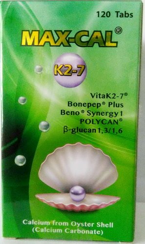 瑪斯鈣®K2-7錠 優化配方(咀嚼錠) 120'S