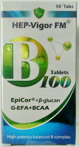 倍樂佳B100®強化配方錠 // HEP-Vigor FM® B-100 Tablets 50'S