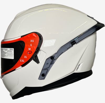 《遠古騎士》LAZER Rafale SR Z-LINE 素色 白 全罩安全帽 大鴨尾亞版