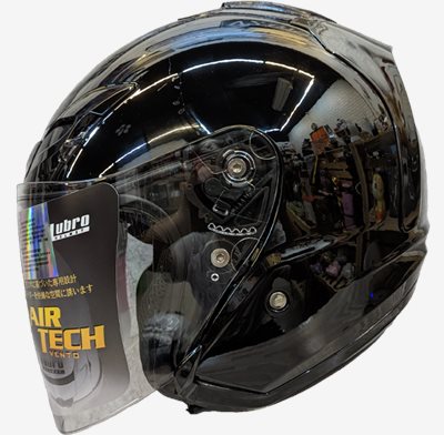 《遠古騎士》LUBRO AIR TECH 素色 黑 內襯可拆 安全帽 雙D扣 R帽