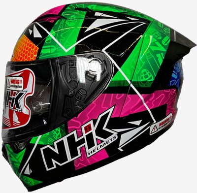 《遠古騎士》NHK GP-R Tech KA17 #4 Brno黑綠 選手帽 全罩式安全帽