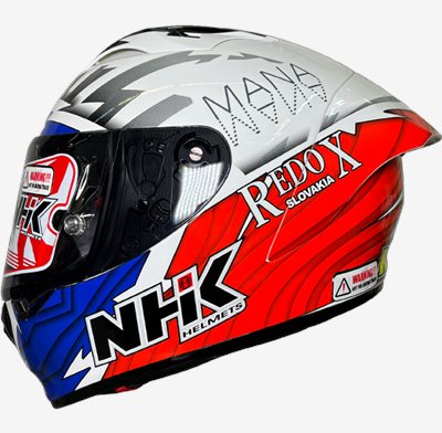 《遠古騎士》NHK GP-R Tech 玉米JK84#2 白橘 選手帽 全罩式安全帽