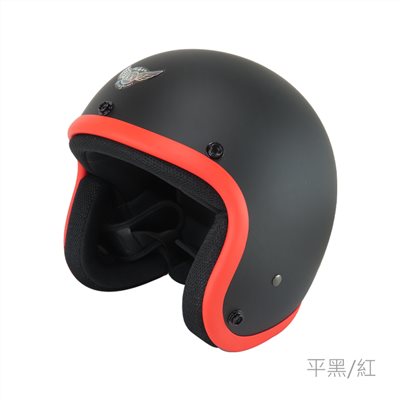 《遠古騎士》華泰 K-803 A3 K-805A3 平黑紅 寬版 復古帽大騎士帽 小騎士帽 安全帽