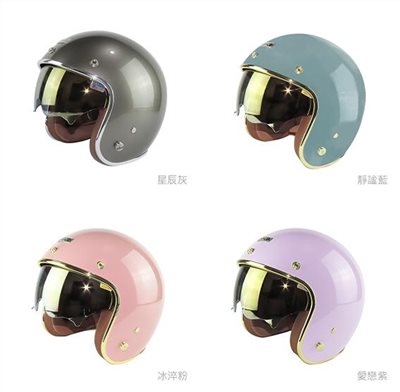 《遠古騎士》華泰 K-806B 涼感晶淬墨鏡 安全帽 騎士帽 復古帽 K-806S B