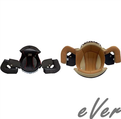 《遠古騎士》華泰 KK K868 R帽 臉頰三角 頭頂頭襯 安全帽內襯 半罩安全帽 原廠專用配件