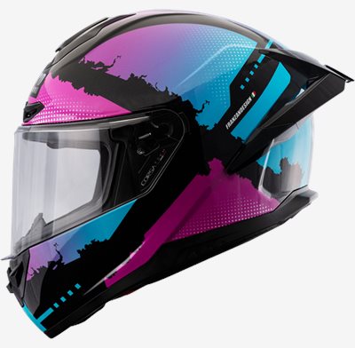 《遠古騎士》LUBRO CORSA TECH 進化粉藍 全罩 安全帽 雙D扣