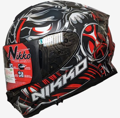 《遠古騎士》Nikko N-806 II 黑猙氣息 #14 牛頭怪米諾陶洛斯 全罩 內鏡片 安全帽