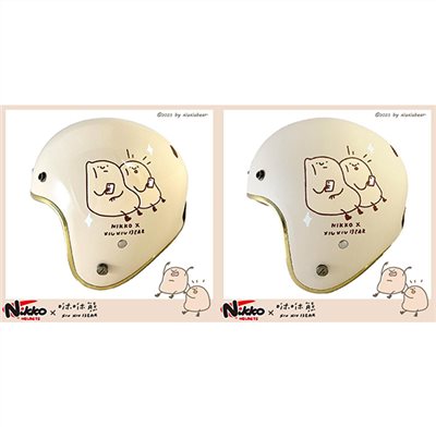 《遠古騎士》NIKKO N401#30 咻咻熊 咻熊家的鈴薯泥 金色邊條 皮革內裡 復古帽