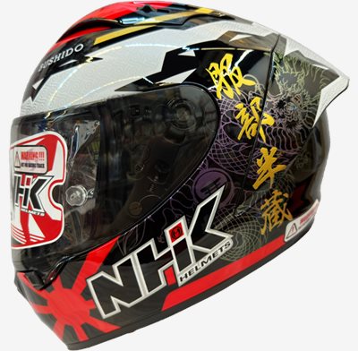 《遠古騎士》NHK GP-R Tech MF #2 武士道 選手帽 全罩安全帽