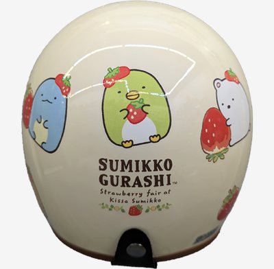 《遠古騎士》華泰 KK K-803 SG-8 角落小夥伴 草莓款 奶白 騎士帽 安全帽