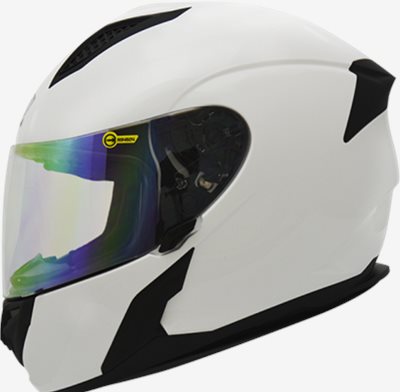 《遠古騎士》THH T810S 素色 白色 淺電鍍鏡片 全罩式 安全帽