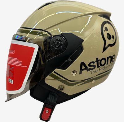 《遠古騎士》ASTONE RST AQ11 卡其綠 輕量四分之三 內墨鏡 半罩 安全帽