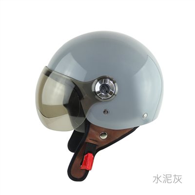 《遠古騎士》KK K-808 飛行帽 水泥灰 安全帽 全可拆內襯 華泰