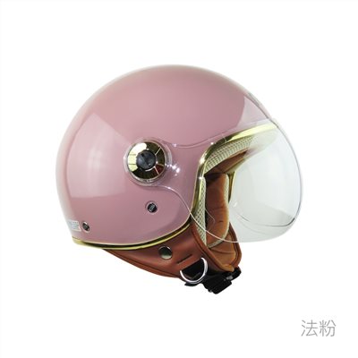 《遠古騎士》KK K-808A 金緻風飛行帽 法粉 GOGORO同款安全帽 全可拆內襯