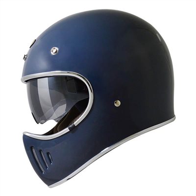 《遠古騎士》THH TT03S 深灰藍 內墨鏡山車帽 安全帽 復古 越野 復古帽 全罩