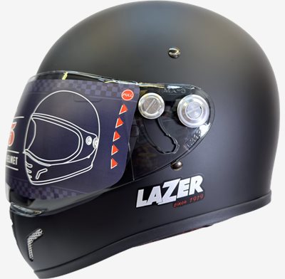 《遠古騎士》LAZER 安全帽 MX-5 素色 消光黑 全罩 山車帽 越野帽 安全帽