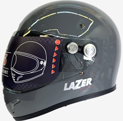 《遠古騎士》LAZER 安全帽 MX-5 素色 水泥灰 全罩 山車帽 越野帽 安全帽