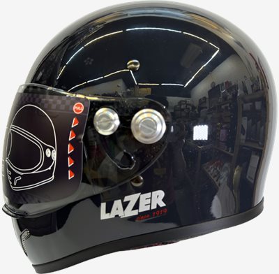 《遠古騎士》LAZER 安全帽 MX-5 素色 石曜黑 全罩 山車帽 越野帽 安全帽