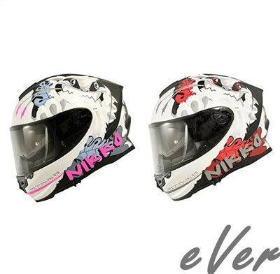 《遠古騎士》Nikko N806 II #16狂氣達菲 全罩式 內鏡片 安全帽