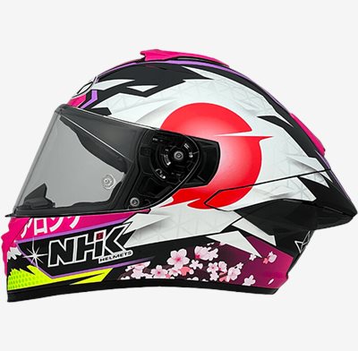 《遠古騎士》NHK K5R AL21#4 JAPAN 日本站 黑粉色選手 全罩安全帽 超輕量 透氣