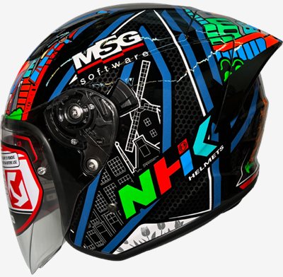 《遠古騎士》NHK S1 GP PRO BB64#6荷蘭站 內藏墨片半罩式安全帽