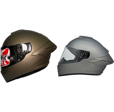 《遠古騎士》NHK K5R 素色 消光鐵灰/消光古銅 全罩安全帽 超輕量 透氣